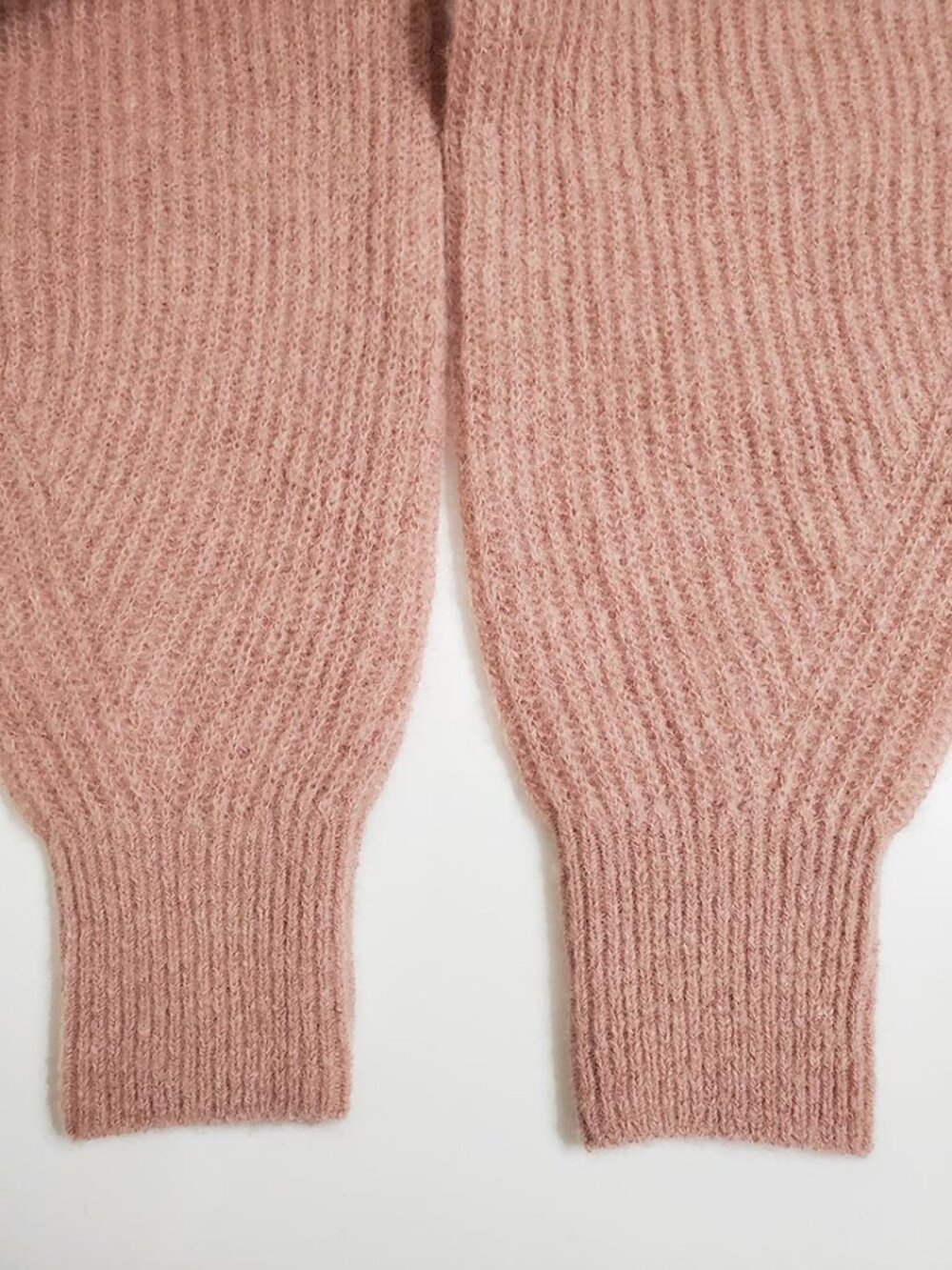 Everlane Cocoon Alpaca Crew Neck Knit Sweater M Blush Pink Long Sleeve Cozy - Picture 10 of 13